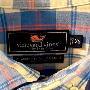 Vineyard Vines Blue Plaid Men's Shirt